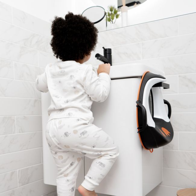 Reductor cu manere pentru toaleta, My Trainer Seat, Pinguin