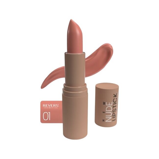Ruj de buze New Nude Lipstick Nr.01, Revers