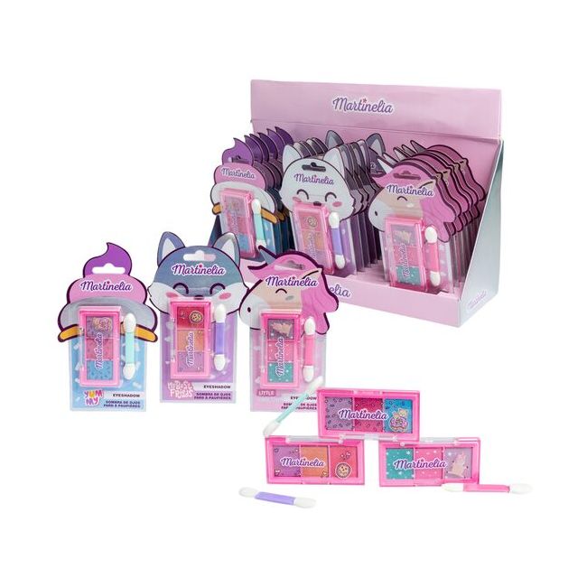 Set 18 fard pleoape pentru fetite, World, Martinelia, 35078, 3g
