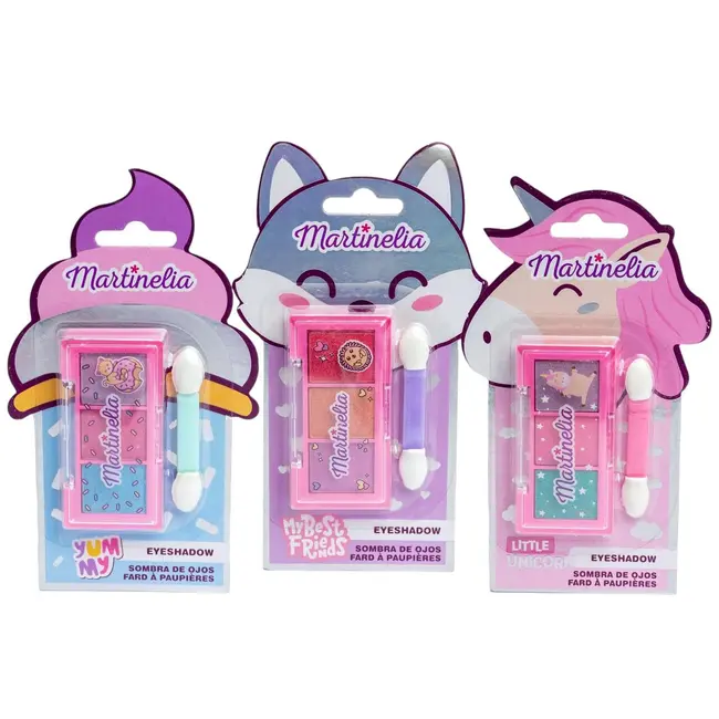 Set 18 fard pleoape pentru fetite, World, Martinelia, 35078, 3g