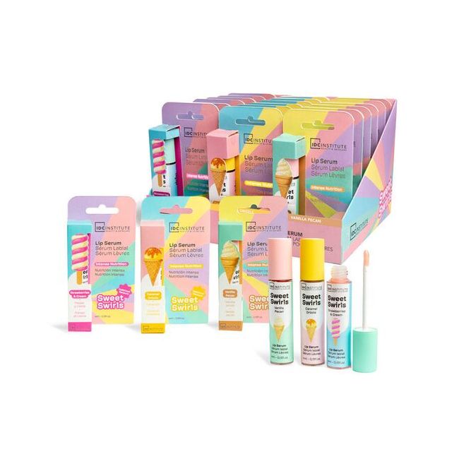 Set 18 seruri pentru buze, Sweet Swirls , 44126, IDC Institute