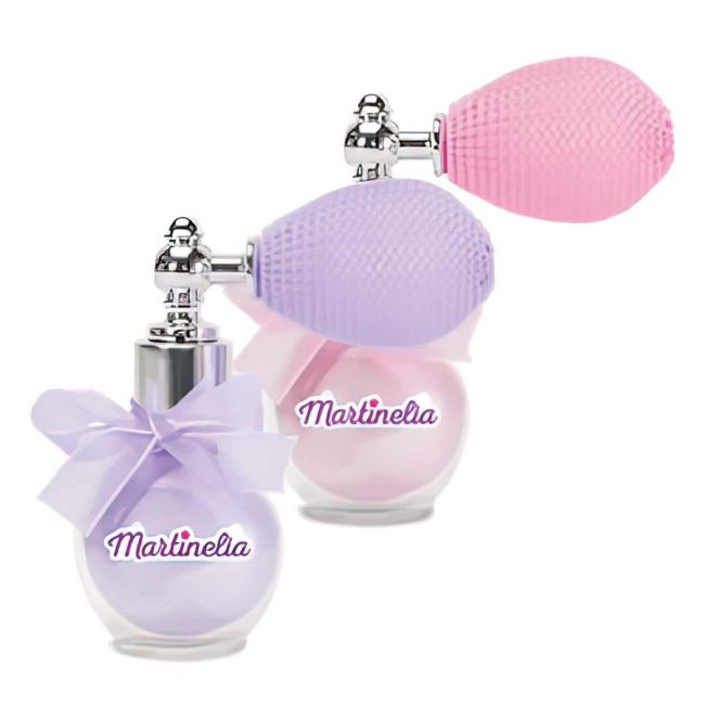 Set 2 Sclipici corp cu pulverizator Fairy Dust, pentru fetite, Mov & Roz, Martinelia