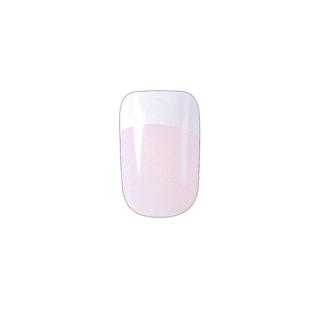 Set 24 unghii artificiale Top Choice, 78415, french patrate