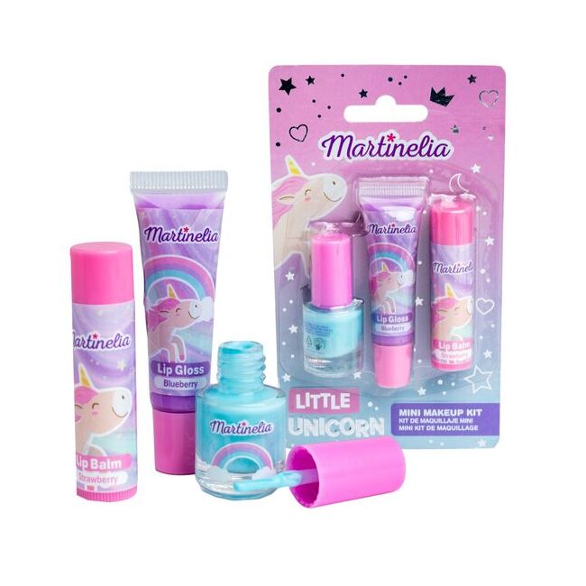 Set 3 accesorii cosmetice Little Unicorn Martinelia, 12085
