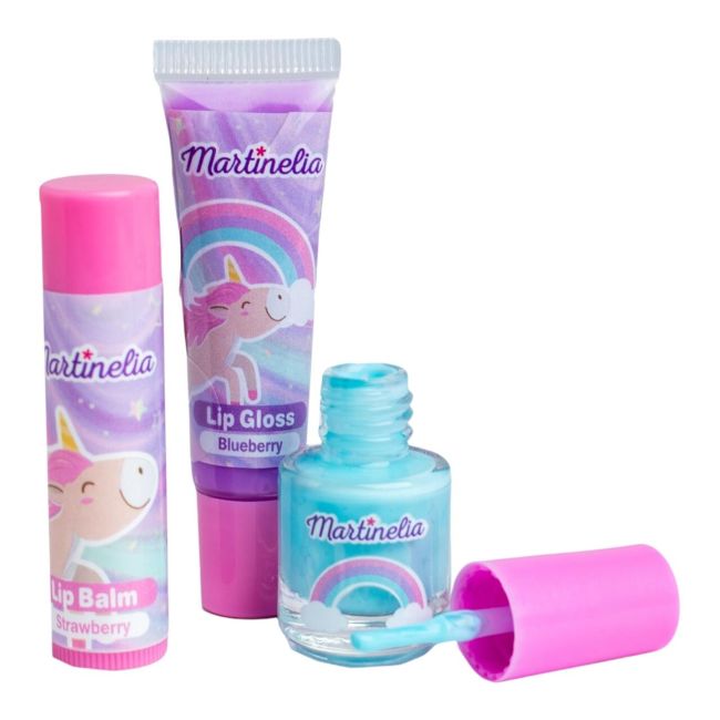 Set 3 accesorii cosmetice Little Unicorn Martinelia, 12085