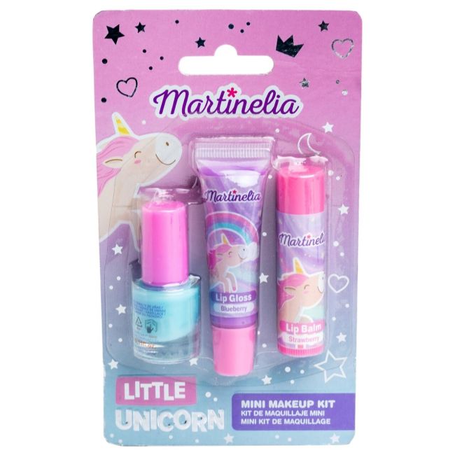 Set 3 accesorii cosmetice Little Unicorn Martinelia, 12085
