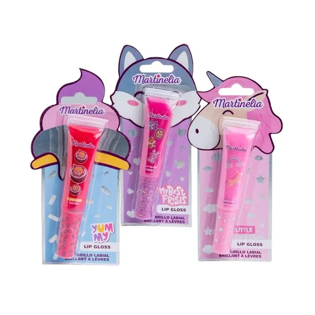 Set 3 bucati gloss de buze pentru fetite Juicy World, Martinelia 35076, 21ml