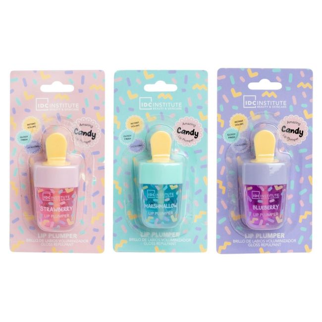 Set Gloss buze Lip Plumper, Candy 12206, mix 18 bucati, 12206, IDC Institute
