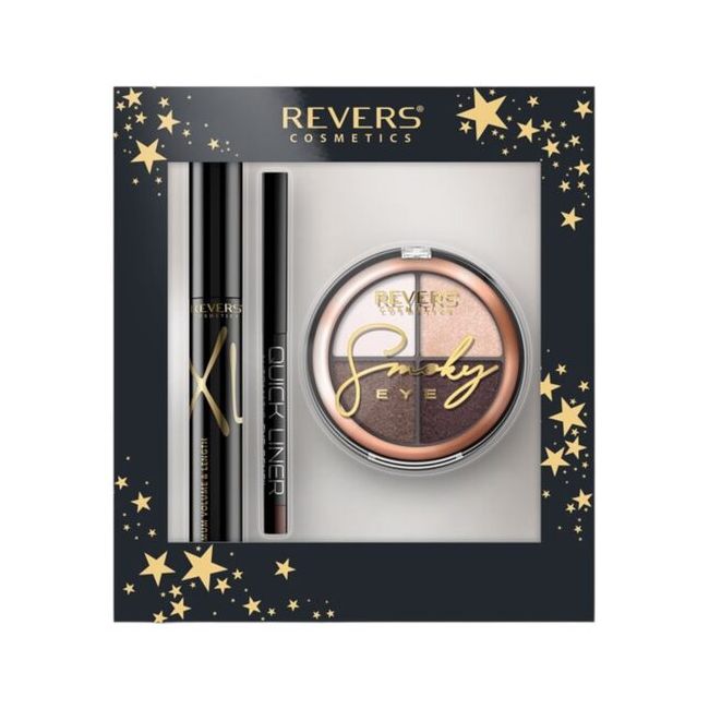 Set cadou Revers cu Mascara XL, Eyeliner si fard de pleoape Smoky Eyes