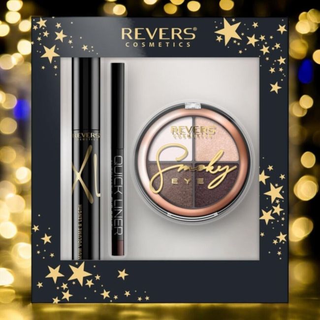 Set cadou Revers cu Mascara XL, Eyeliner si fard de pleoape Smoky Eyes