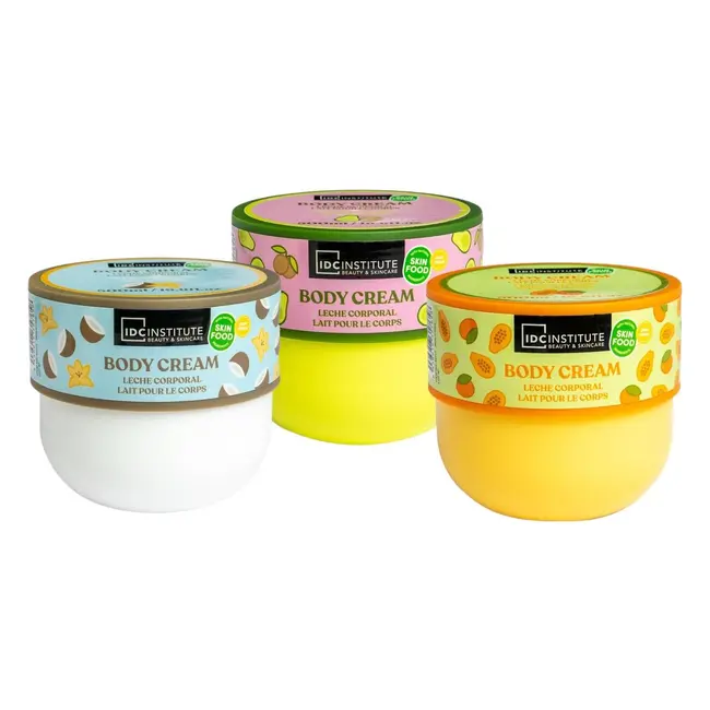 Set cu 12 creme de corp asortate, cu arome de fructe, IDC Institute, 44111