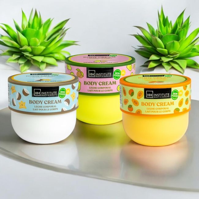 Set cu 12 creme de corp asortate, cu arome de fructe, IDC Institute, 44111