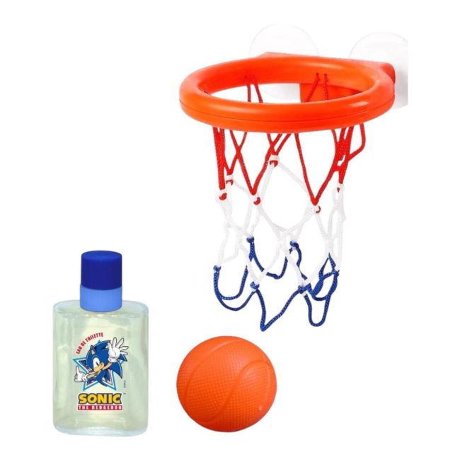 Set cu apa de toaleta si cos de basket, pentru baieti, Sonic the Hedgehog 1904
