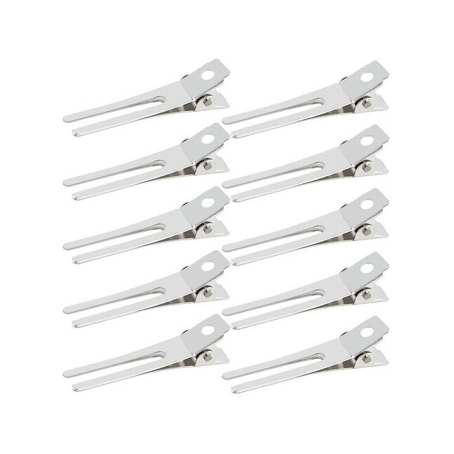 Set de 12 clipsuri metalice pentru par, Alligator, Top Choice, 20438