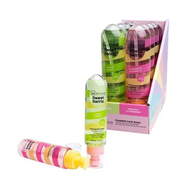 Set de 8 Bucati asortate Demachiant facial gel Sweet Swirls, 200ml, IDC Institute, 44125