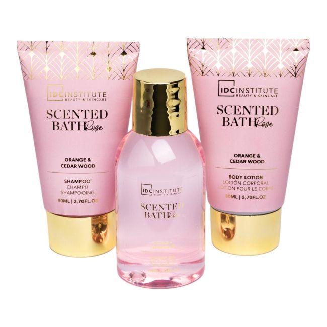 Set produse de ingrijire corporala Scented Bath Rose, 12168, Idc Institute