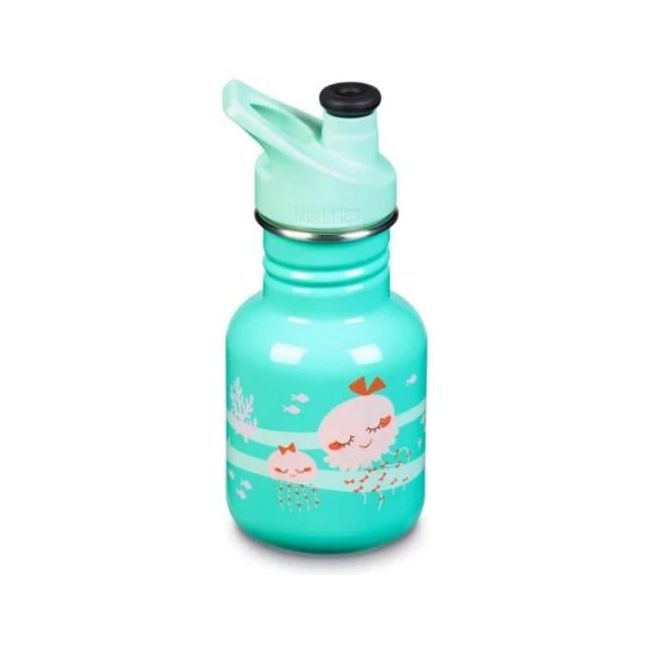 Sticla Kid Classic Sport Narrow cu capac sport 355 ml Klean Kanteen, Jellyfish