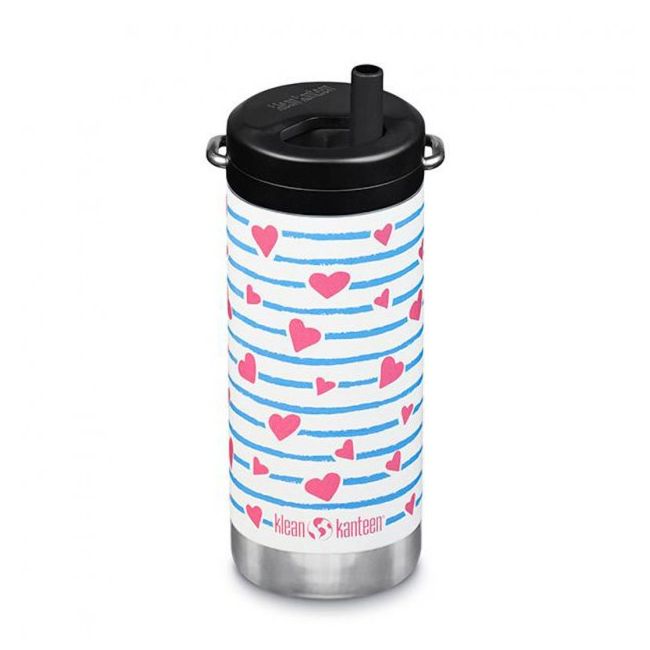Sticla termica TK Wide Twist Cap, Klean Kanteen, 355ml, Heart Stripe
