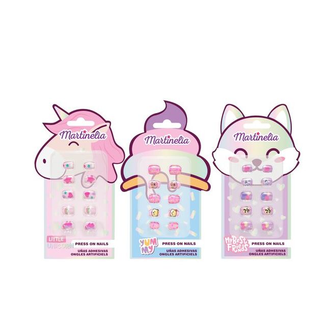 Unghii false press-on, World, Set de 3 blistere, 35080, Martinelia