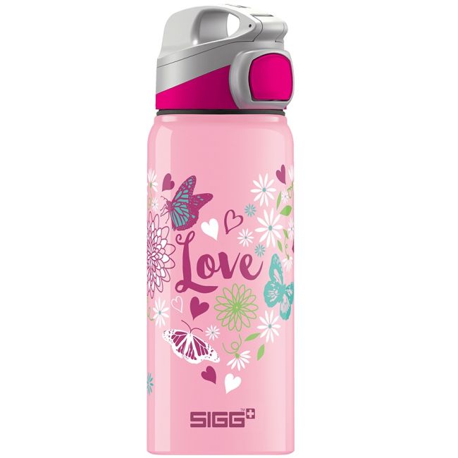 Bidon din aluminiu Miracle Alu Love, 0.6l