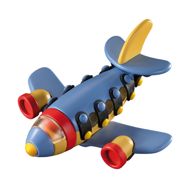 Jucarie de construit 3D Avion cu reactie 089.106, 13 cm