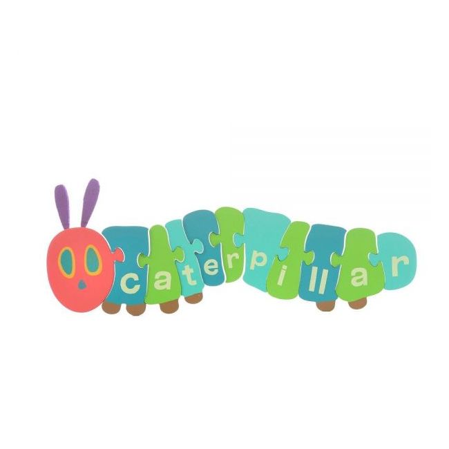 Joc puzzle din lemn The Very Hungry Caterpillar. 48 cm