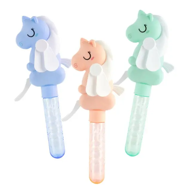 Baloane de sapun cu ventilator - unicorn
