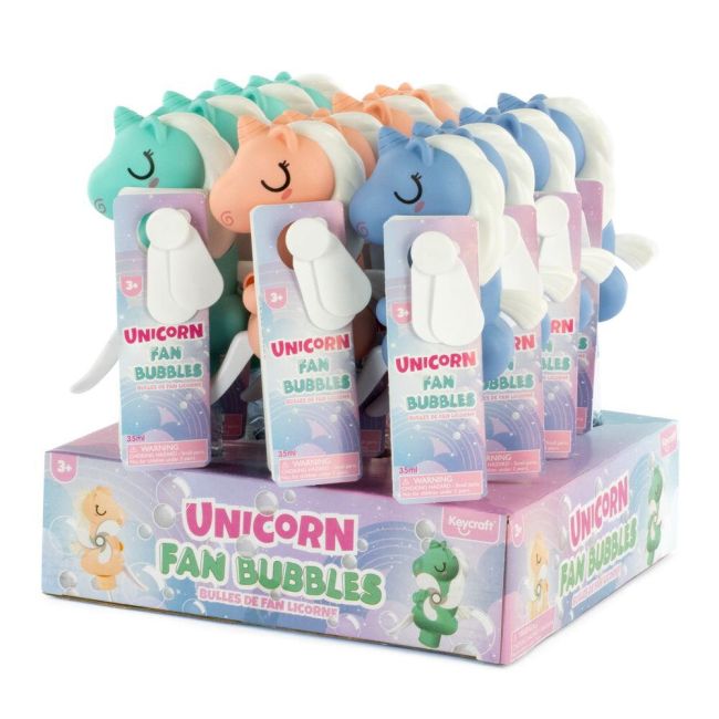 Baloane de sapun cu ventilator - unicorn