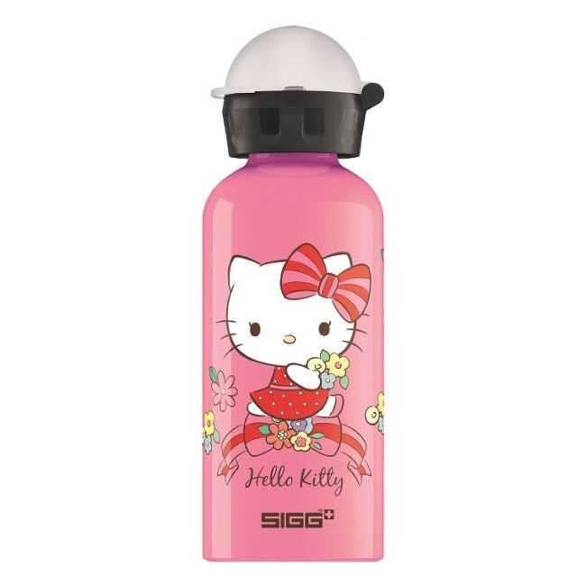 Bidon din aluminiu SIGG Hello Kitty Flower Cuteness 0.4l