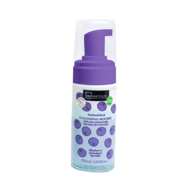 Demachiant spumă bifazic antioxidant pentru curatarea fetei Skin Food Blueberry, 120 ml, Idc Institute, 44130B