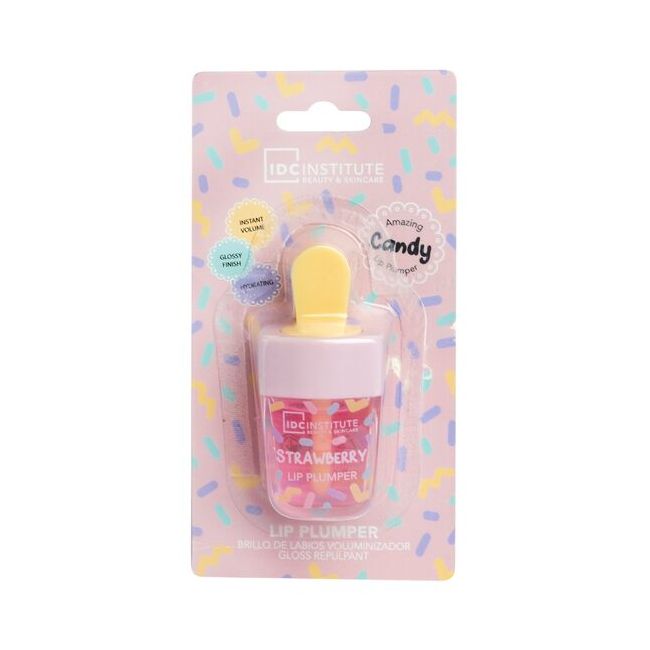 Gloss buze Lip Plumper, Candy, capsuni, 12206, IDC Institute