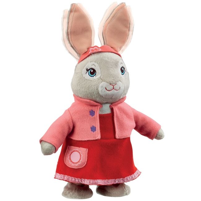 Jucarie din plus Lily Bobtail, Talking & Hopping, 34 cm