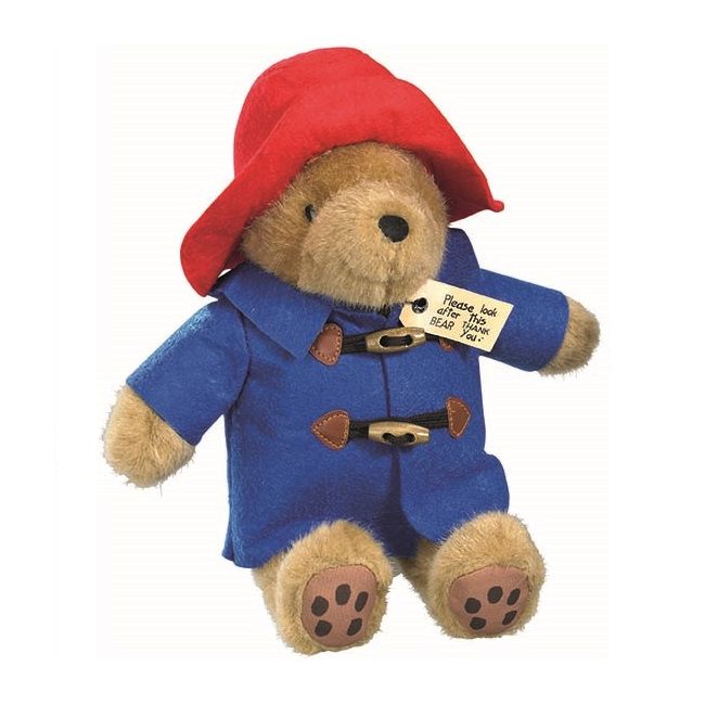 Jucarie din plus Ursuletul Paddington cu haina albastra, 24 cm
