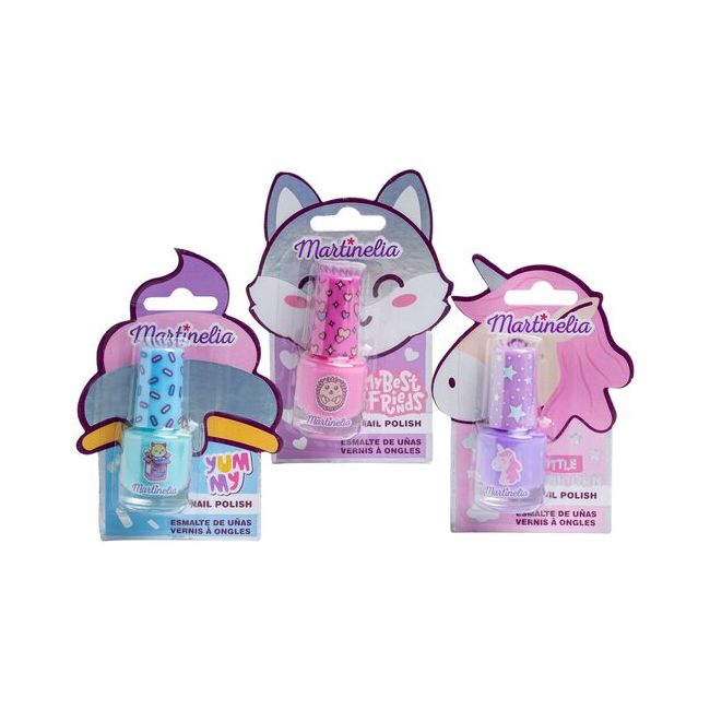 Lac de unghii World, Set de 3 bucati, 35075, Martinelia 4ml