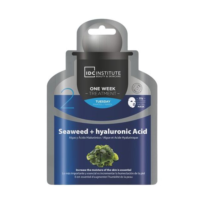 Masca faciala cu Alge marine + Acid Hyaluronic, IDC Institute, 30901, 22 gr