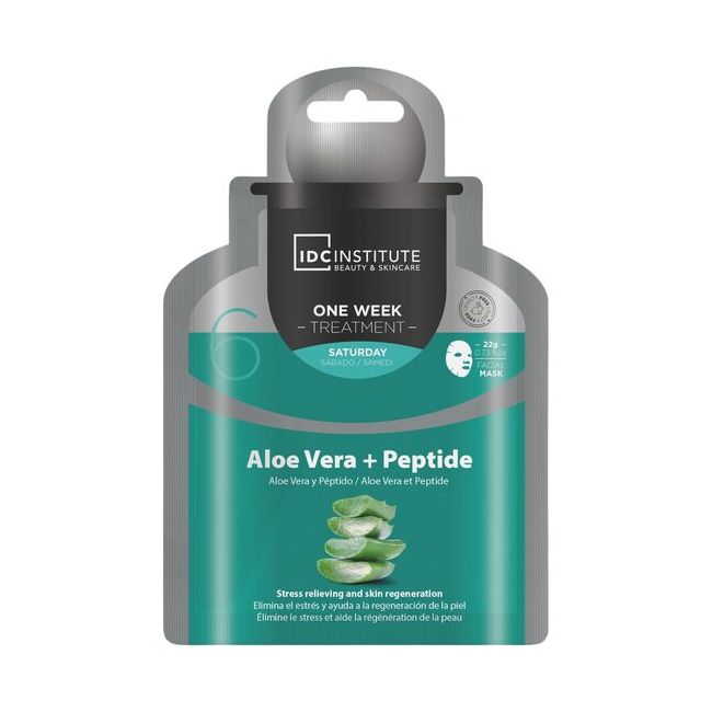 Masca faciala cu Aloe Vera+ Peptide, IDC Institute, 30905, 22g