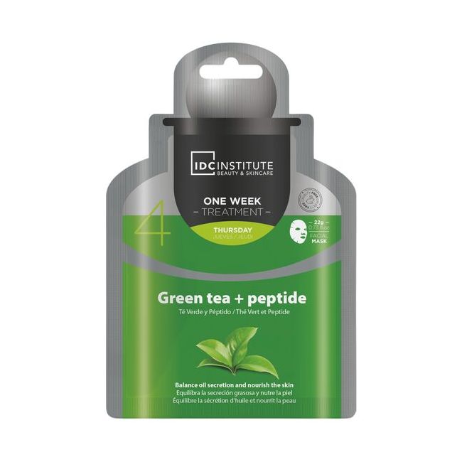 Masca faciala cu Green Tea + Peptide, IDC Institute, 30903, 22 gr