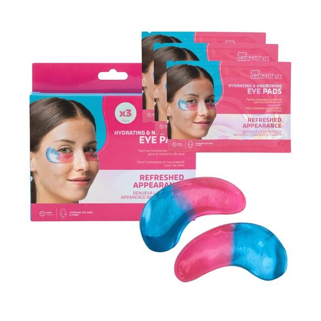 Pad cu gel pentru ochi 3 perechi, IDC Institute, 90303, hidratare & hranire