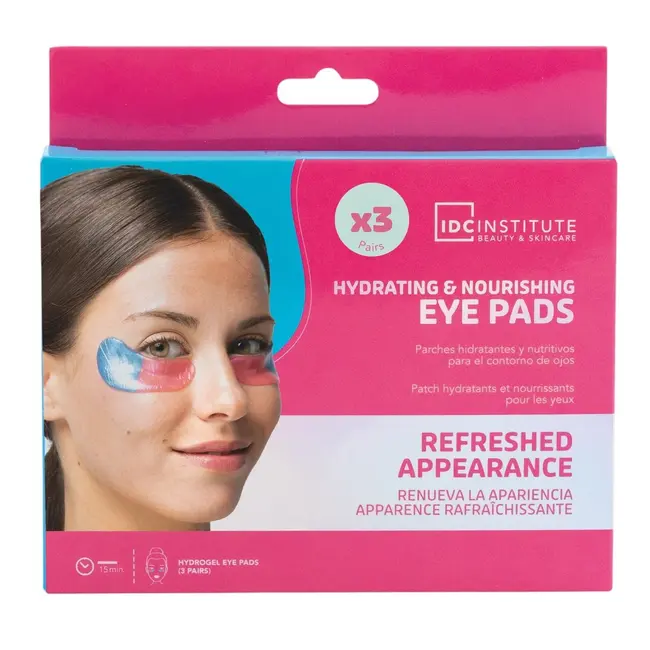 Pad cu gel pentru ochi 3 perechi, IDC Institute, 90303, hidratare & hranire