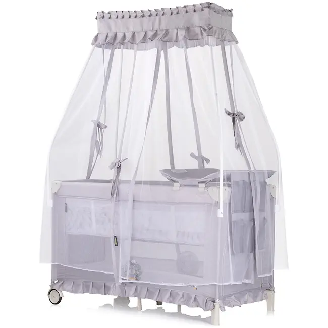 Patut pliabil chipolino palace hippo grey hubkosipa251hi