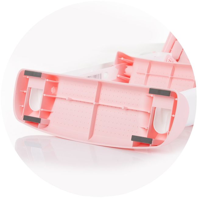 Reductor toaleta cu scara chipolino skippy pink hubstpsk0243pi