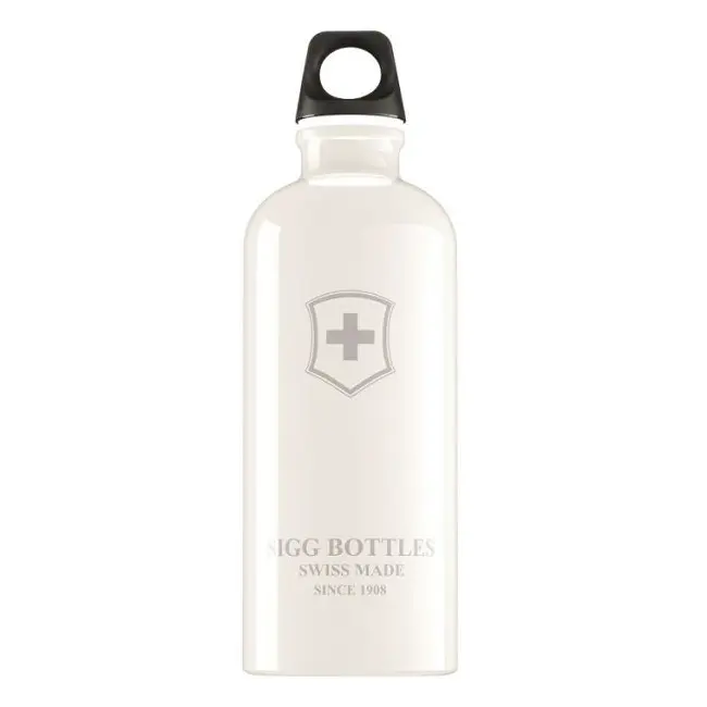 SIGG Bidon din aluminiu SWISS EMBLEM WHITE  0.6l