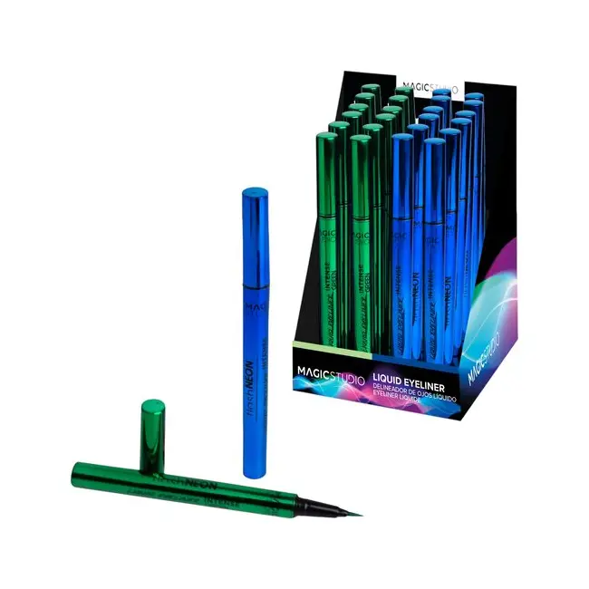 Set 24 bucati Eyeliner lichid Flash Neon, Magic Studio, 68027