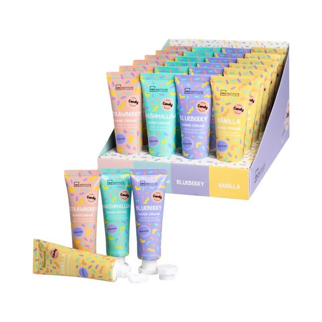 Set 24 bucati crema de maini Candy, 30 ml, 68039, IDC Institute