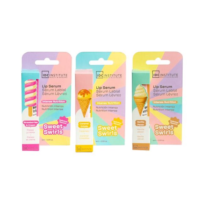 Set 3 seruri pentru buze, Sweet Swirls , 44126, IDC Institute