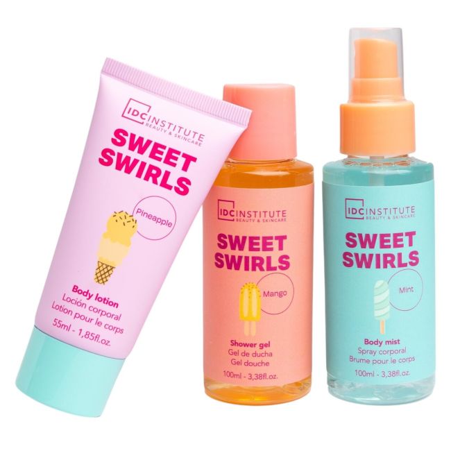 Set de ingrijire corp Sweet Swirls Travel, IDC Institute, 44169
