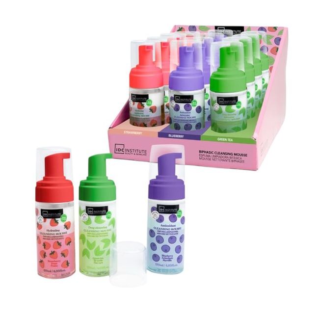 Set demachiant spuma bifazic pentru curatarea fetei Skin Food, 16 bucati, diverse sortimente, 120 ml, Idc Institute, 44130