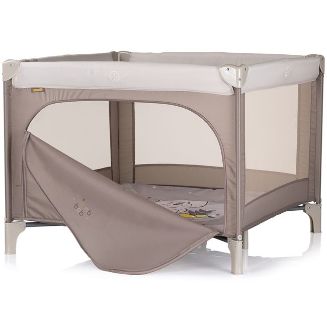 Tarc de joaca pliabil chipolino pop up bear beige hubkoipop251be