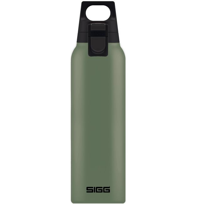 Termos din otel inoxidabil Hot & Cold ONE Leaf Green, 0.5l