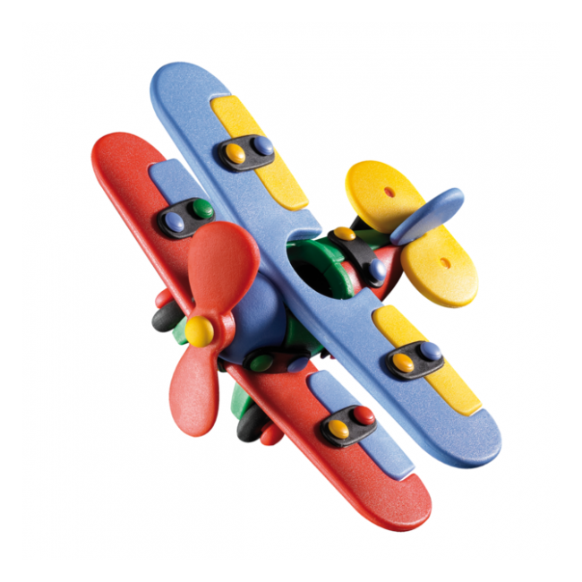 Jucarie de construit mic-o-mic 3D Biplanor 089.005, 14.3 cm
